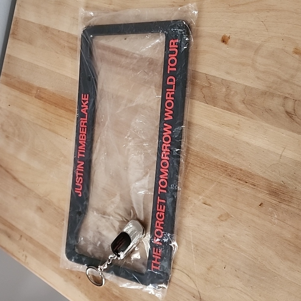 Justin Timberlake FTWT license plate cover & key chain